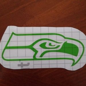 Seattle Seahawk vinyl decal